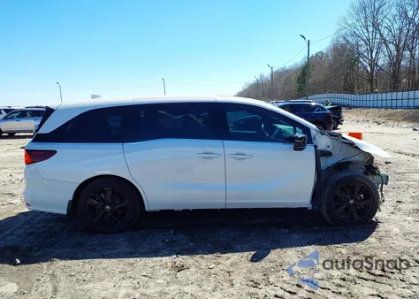 2024 Honda Odyssey Sport from USA, damaged, VIN 5FNRL6H76RB058793